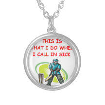 cricket custom necklace
