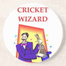 cricket drink coaster