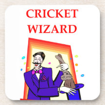 cricket drink coaster