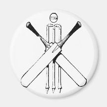 CRICKET EQUIPMENT MAGNET