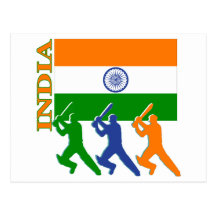 Cricket India Postcards