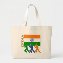 Cricket India Tote Bag
