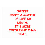 cricket joke post card