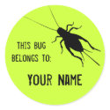 Cricket Label stickers
