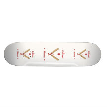 Cricket Mama Hearts Skate Boards