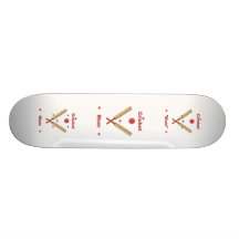 Cricket Mum Hearts Skate Boards