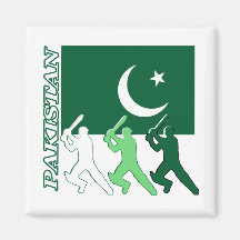 Cricket Pakistan Fridge Magnet