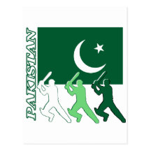 Cricket Pakistan Post Card