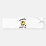 cricket player batsman batting retro style bumper stickers