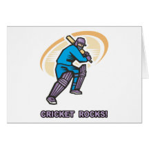 Cricket Rocks Greeting Cards
