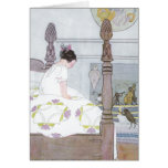 Cricket Serenade Girl in Bedroom cards