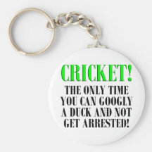 CRICKET Shirts, T-Shirts and Gifts! Key Chains