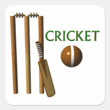 Cricket Square Stickers