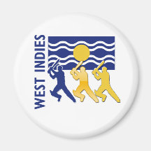 Cricket West Indies Fridge Magnet