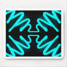 CricketDiane Art & Design  "Neon Turquoise" Mouse Pad