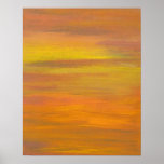 CricketDiane Ocean Poster - Sunset's Golden Colour