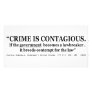 Crime is Contagious Olmstead v United States Photo Card Template