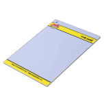 Crime Scene Cupcake Large Notepad