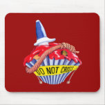 Crime Scene Cupcake Mousepad