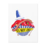 Crime Scene Cupcake Postcard