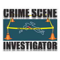 CRIME SCENE INVESTIGATOR invitations