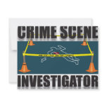 CRIME SCENE INVESTIGATOR invitations