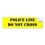 "Crime Scene"  Theresa Hartman bumper stickers