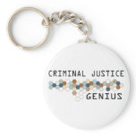 Criminal Justice Genius keychains
