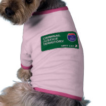 Criminal Justice Next Exit Pet Clothes