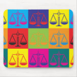 Criminal Justice Pop Art mousepads