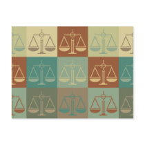 Criminal Justice Pop Art Post Cards