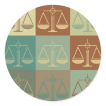Criminal Justice Pop Art Sticker