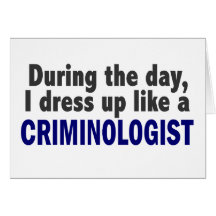 Criminologist During The Day Greeting Card