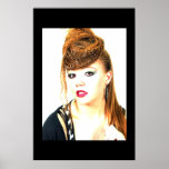 Crimped Updo Poster