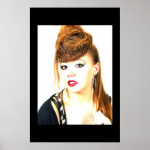 Crimped Updo Poster