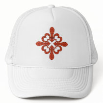 Crimson Garden Fleur de lis