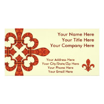 Crimson Garden Fleur de lis
