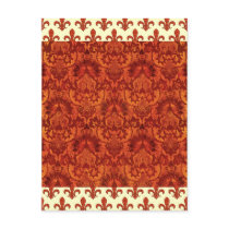 Crimson Garden Fleur de lis