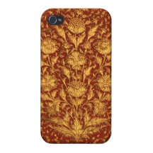 Crimson Gold Artwork iPhone Case iPhone 4 Cover