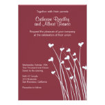 Crimson Heart Fields Wedding Invite