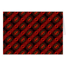 Crimson Links Greeting Cards