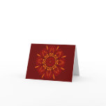 Crimson Mandala Notecard