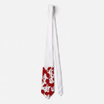 Crimson on White 2 ties