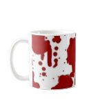 Crimson on White Mug