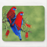 Crimson Rosella Mousepad