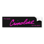 Crinoline bumper stickers