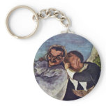 Crispin And Scapin By Daumier Honoré keychains