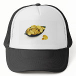 Crisps In The Bowl On The White Background Trucker Hats