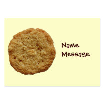 Crispy Baked Cookie Bookmark Name Tag Card
