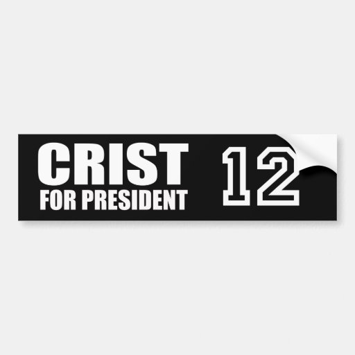 CRIST 2012 BUMPER STICKER